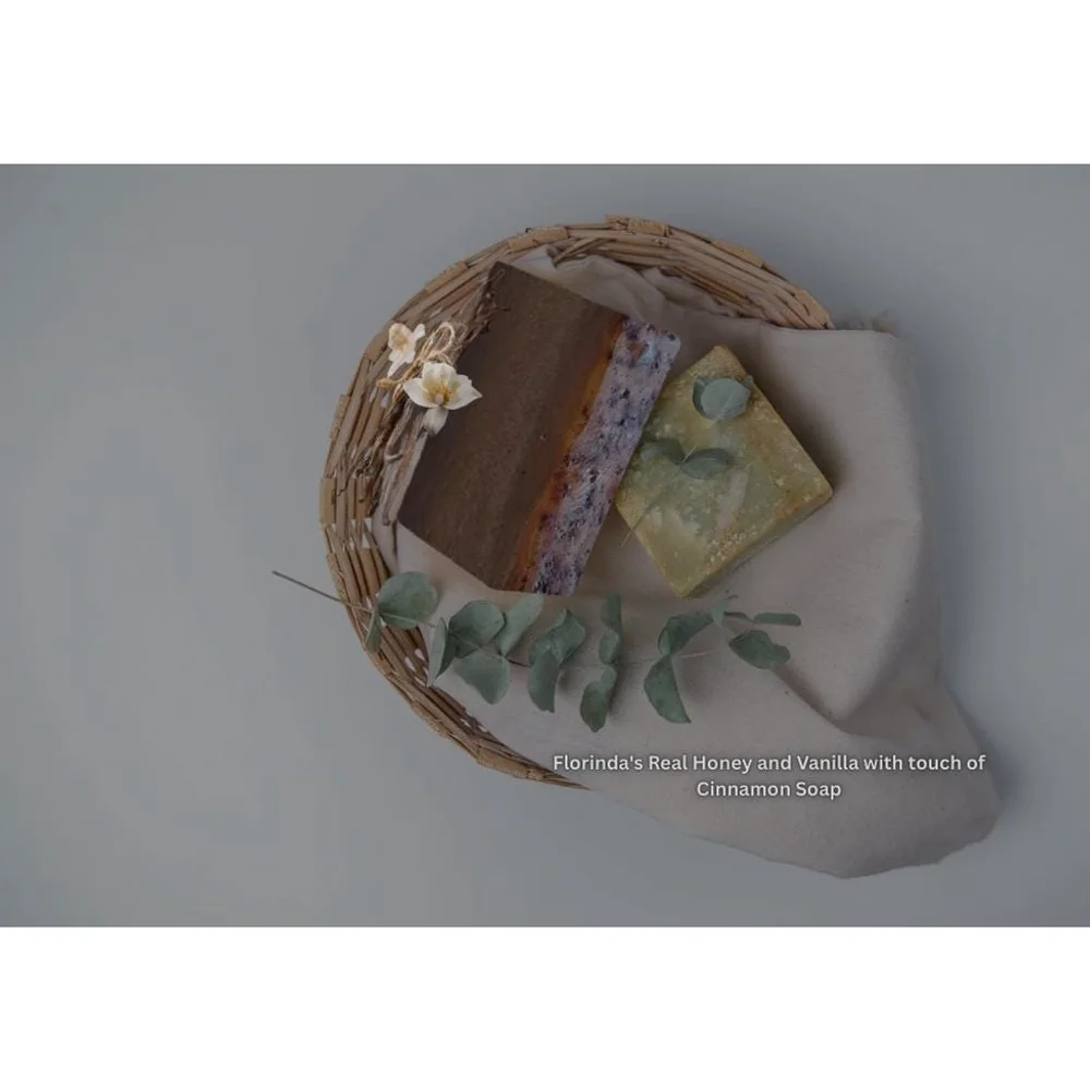 Florinda Beauty Real Honey and Vanilla with touch of Cinnamon Soap.